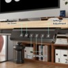 Lirago Electric Adjustable Height Standing Desk with Splice Board-Home Office Desk for Healthy Work Lifestyle-White - 3 of 4