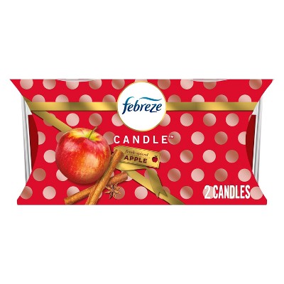 Febreze Candle Fresh Air Freshener - Spiced Apple - 2ct