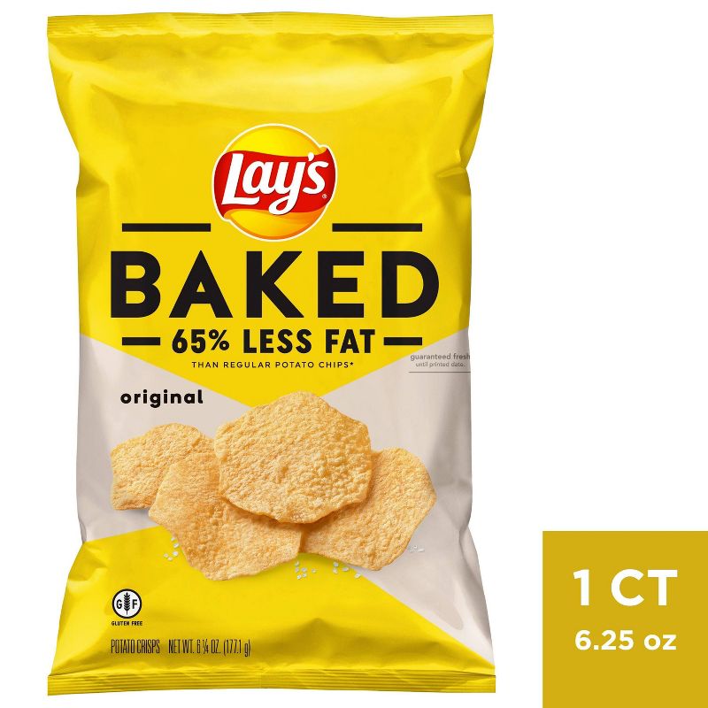 Lay's Oven Baked Original Potato Crisps - 6.25oz, 1 of 7