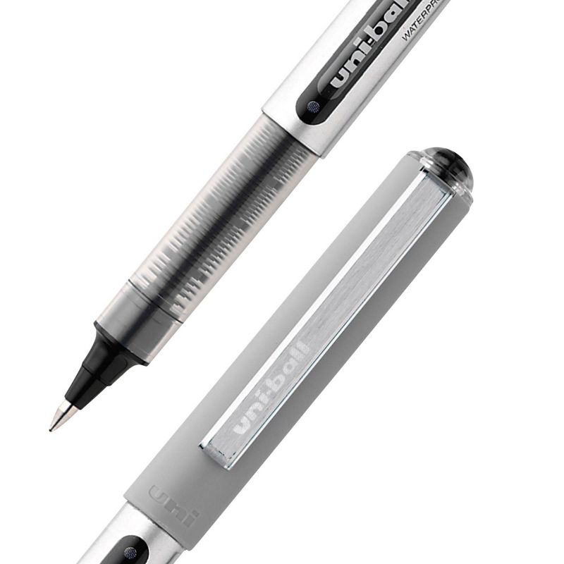 uni Vision Stick Roller Ball Pens, 0.7 mm Fine Tip, Black, Pack of 36, 3 of 5