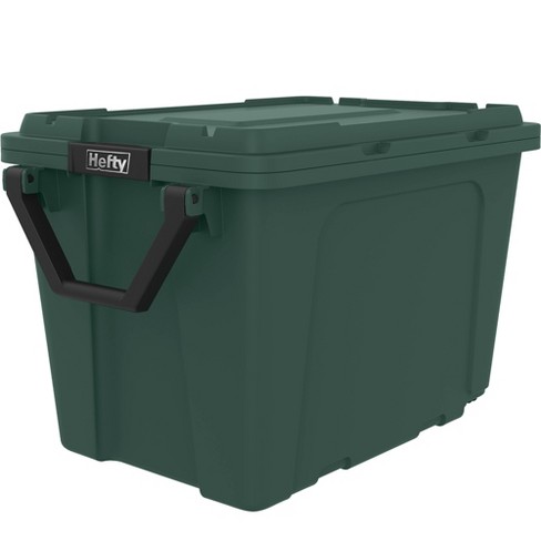 Hefty 12gal Max Pro Storage Tote Gray : Target