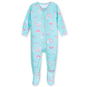 Gerber Baby and Toddler Buttery-Soft Snug Fit Footed Pajamas - 1 of 4