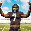 Battle Sports Gang Gang Double Threat Adult Football Receiver Gloves - Black - 3 of 4