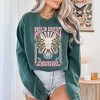 Simply Sage Market Women's Garment Dyed Graphic Sweatshirt Wild West Cowgirl - 2 of 3