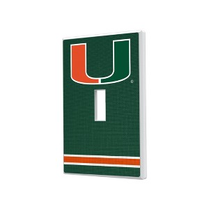 NCAA ACC Universities Stripe Hidden-Screw Light Switch Plate for Single Toggle - 1 of 4