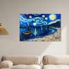 Art Remedy Whimsical Night Sail Impressionism Wall Art Unframed - 2 of 4