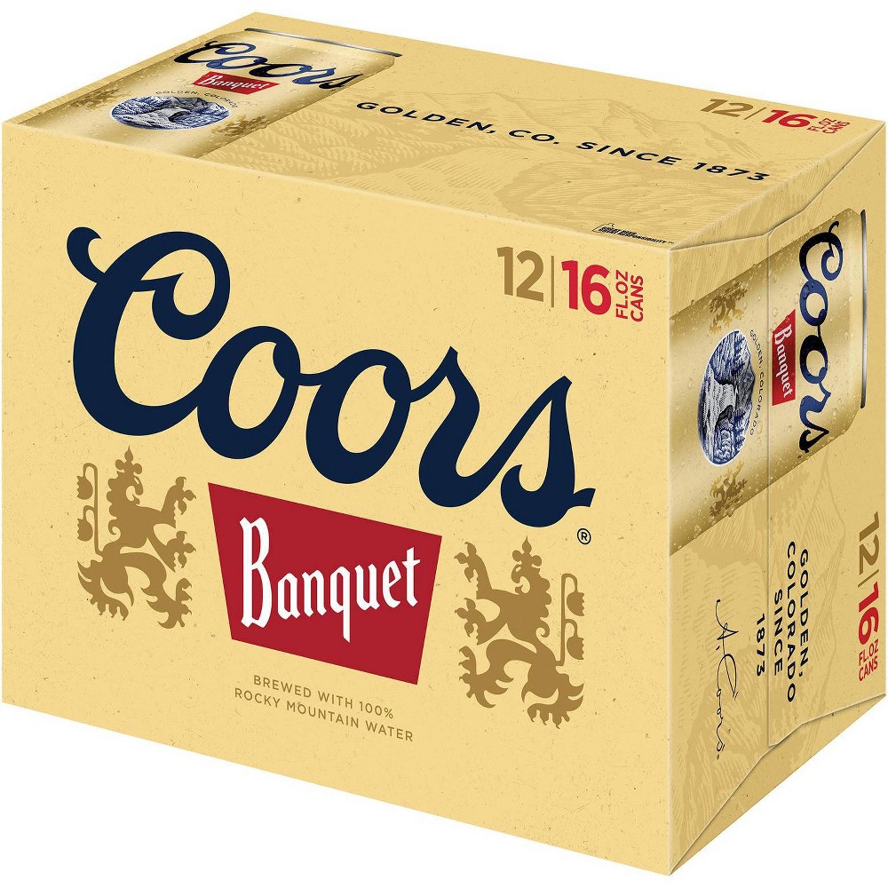 UPC 071990170400 product image for Coors Banquet Lager Beer - 12pk/16 fl oz Cans | upcitemdb.com