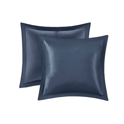 Navy Microfiber California King 24-Piece Bedding Set
