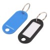 Unique Bargains Plastic Metal Keychain Key ID Label Name Tags Assorted Color 50 Pcs - 3 of 4