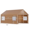 EROMMY 10 Ft X 20 Ft Car Canopy Portable Garage - 3 of 4