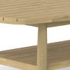 Bayshore - Outdoor Coffee Table - Light Teak - 4 of 4