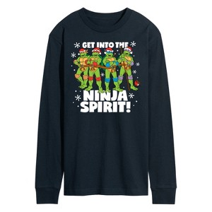Men's - Teenage Mutant Ninja Turtles - Get Into The Ninja Spirit Long Sleeve Graphic T-Shirt - 1 of 4