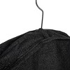 Household Essentials Hanging Zippered Garment Storage Bag with Clear Vision Front Set of 2 Black: Polyester, 56" Height, 70 Volume Capacity - 3 of 4