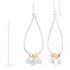 Silpada 'Golden Tears' Sterling Silver with 14K Yellow Gold Plating Drop Earrings - 4 of 4