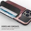 Vena vCommute for Apple iPhone 13 Pro Max Wallet Case, Leather Flip Cover with Card Slot and Kickstand - 4 of 4