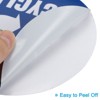 Unique Bargains Self-Adhesive PVC Vinyl Waterproof Indoor and Outdoor Trash Bin Sticker 12 Pcs 5 Inch - 3 of 4