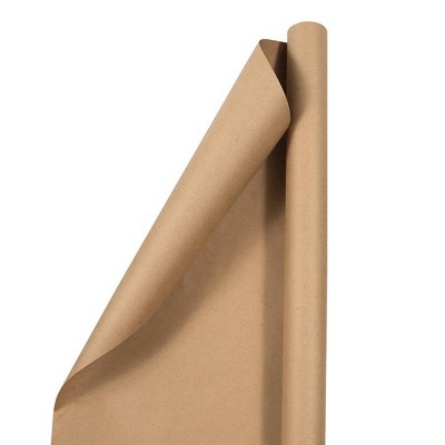 Kraft Paper Roll 12 x 1200 In, Plain Brown Shipping Paper for Gift