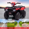 Kids Ride On ATV, 12V Electric Car for Kids, 4-Wheeler Quad Car Toy with Dual Speed Adjustment, Led Light, Music - 4 of 4