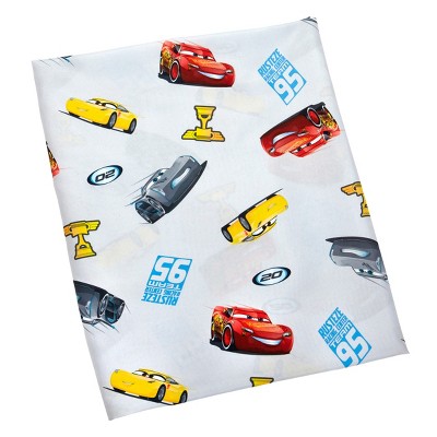 Disney Cars Blue and Red Microfiber Toddler Bedding Set