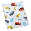 Disney Cars Rusteze Racing Team Blue, Red , and Yellow Amigo Cruz Ramirez and Jackson Storm 4 Piece Toddler Bed Set - image 4 of 4