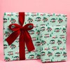 Big Dot of Happiness Camper Christmas Wrapping Paper, Red and Green Holiday Gift Wrap Roll, Christmas Camper Gift Paper, 24 in x 7 feet, 1 Roll - 2 of 4