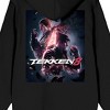Tekken 8 Jin & Kazuya Poster Art Adult Black Long Sleeve Zip-Up Hoodie - 4 of 4