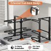 Pots and Pans Organizer, Stainless Steel Pots Organizer Rack for Cookware, Heavy Duty Pots Rack for Kitchen Storage - 4 of 4