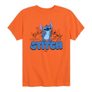 Boys' - Disney - Stitch Group Short Sleeve Graphic T-Shirt - 1 of 4