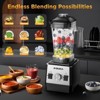 Itopfox Smoothie Blender, 1400W Powerful Blender for Smoothies, 64oz Countertop Blender with BPA Free Container, Ice Crushing, Frozen Drinks, Puree - 2 of 4