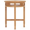 vidaXL Bistro Table Ø23.6"x29.7" Solid Teak Wood - 2 of 4