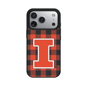 NCAA Big Ten Universities Plaid MagSafe Compatible Cell Phone Case for Apple iPhone 17 Series - 1 of 4