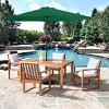 Alaterre Furniture 6pc Outdoor Patio Dining Set, Weston Table with 10' Auto Tilt Umbrella - 2 of 4