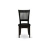 HomeStock Wooden Dining Chair 2-Piece Set- Wooden Seat and Slatted Back - 4 of 4