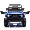 12V Kids Ride-On Electric Jeep Car, 6-Wheel 4 Motors Ride-On UTV W/Remote, LED, Music & Bluetooth, USB, MP3 & Microphone Ports, Slow Start - 3 of 4