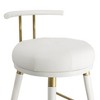 TOV Furniture Juniper Performance Vegan Leather Stool - 4 of 4
