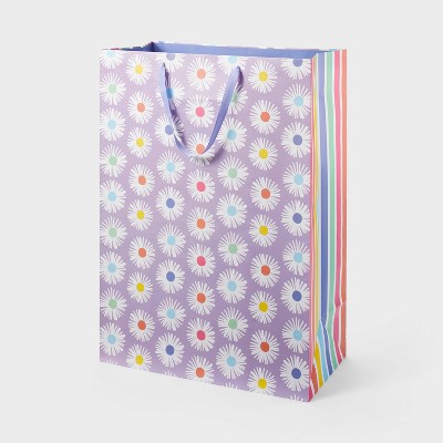 BLUE PANDA 25-Pack Purple Gift Bags with Handles - Medium Size Paper Bags  for Birthday, Wedding, Retail (8x3.9x10 In)