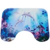The Lakeside Collection Dolphin Memory Foam Bath Rugs & Shower Curtain Complete 16 Pc Set - 3 of 4
