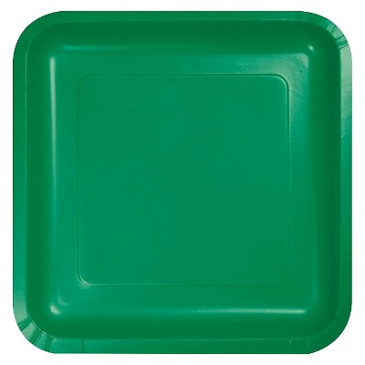 Emerald Green 7" Dessert Plates - 18ct