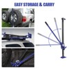 High Lift Farm Jack - Ratcheting Utility Jack with 3 Ton (6,600 Lb) Capacity, Car Jack Adjustable Range 6" to 55" for Cars, Trucks, ATVs, and SUVs - 2 of 4