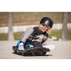 Razor 12V Crazy Cart Shift Electric Drifting Go Kart - Blue/Black: Steel Frame, 8 mph Speed - 2 of 4