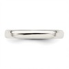 Black Bow Jewelry 3mm Sterling Silver Polished Beveled Edge Comfort Fit Band - 3 of 4