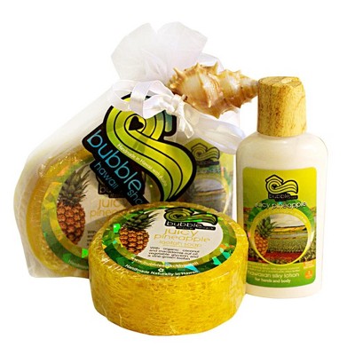Juicy Pineapple Mini Lotion and Loofah Soap Gift Set
