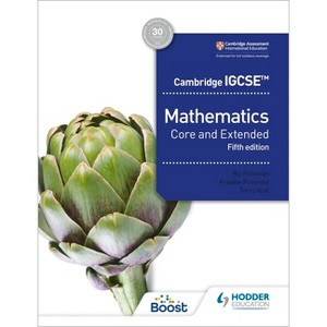 Cambridge IGCSE Core and Extended Mathematics Fifth Edition - by  Ric Pimentel & Frankie Pimentel (Paperback) - 1 of 1