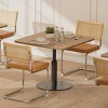 FURNIinspire Dining Chairs Set Of 2 Rattan Dining Chair, Dining Room Chairs, Mid Century Accent Chair Kitchen Chairs, Brown, 20.86"*16.92"*32.67" - 2 of 4