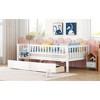 NicBex Twin Size Daybed, Wooden Day Bed with 2 Drawers, Sofa Bed Frame with Fence Guardrails - 2 of 4