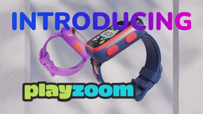 PlayZoom 2 Kids Smartwatch - Red & Orange Case, 2 of 7, play video