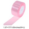 Unique Bargains Ribbons for Crafts Wide Satin Grosgrain for Wreaths & Crafts 866.14"x1.57" 1 Pc - 3 of 4