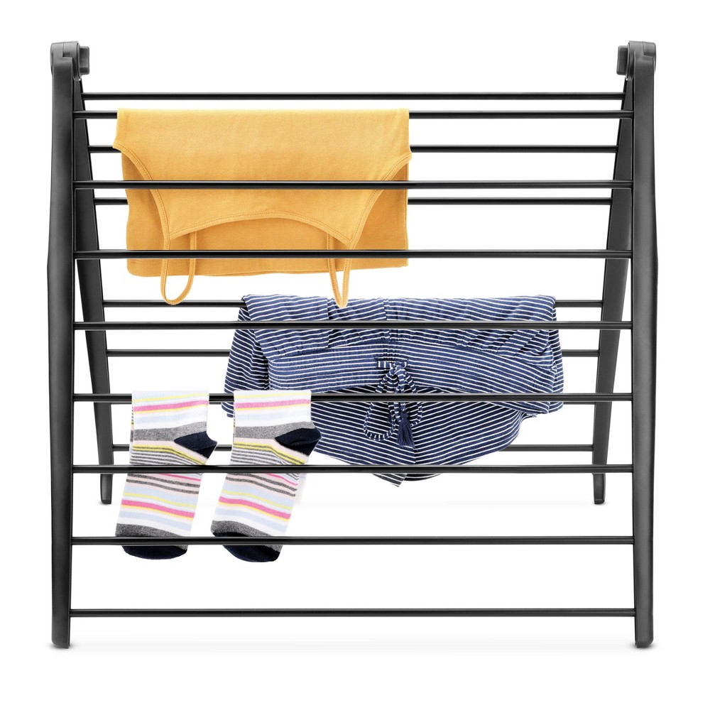 Whitmor Spacemaker Drying Rack Black
