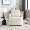CAVINAS Upholstered Accent Chair,Comfortable Swivel Chairs with Armrest and Backrest for Bedroom,Reading Room - 2 of 4