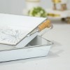 VIP Metal 24 in. Silver Embossed Display Trays Set of 2 - 4 of 4